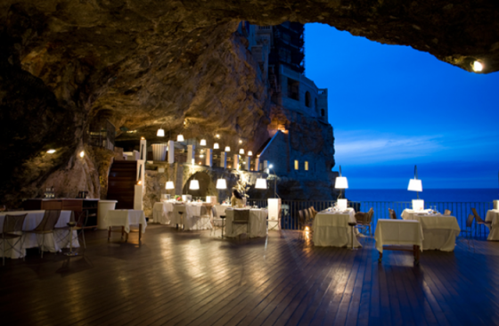 #3 Grotta Palazzese Hotel Restaurant, Polignano A Mare, Italy