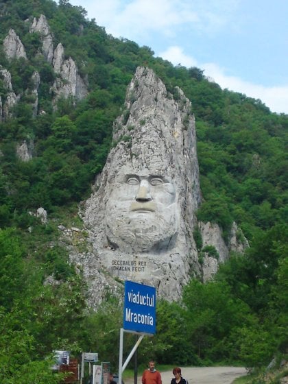 #21 King Decebalus, Orșova City, Romania (tallest Rock Sculpture In Europe-40m)